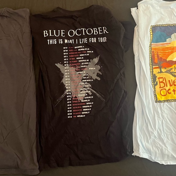 Lot of 19 Blue October t-shirts all Large - Picture 6 of 14